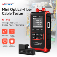 NOYAFA 4 in 1 Fiber Optical Power Meter Visual Fault Locator NF-916 VFL REF FC SC ST LCD Display Optic Cable Tester Network Tool