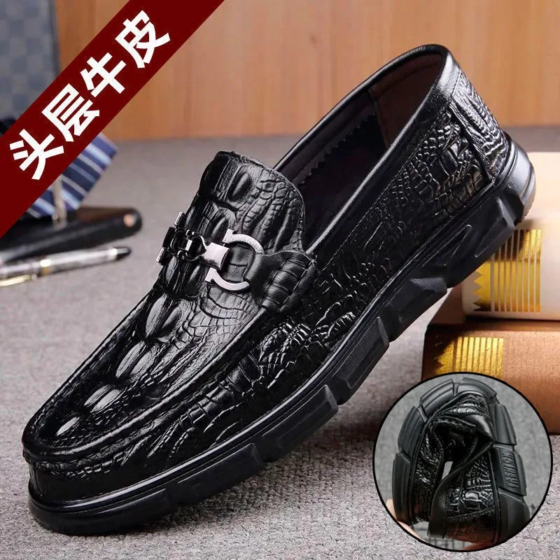 

High Quality Men's Shoes Handmade Genuine Leather Business Shoes Fashion Comfortable Casual Shoes for Men Trend Sneakers Zapatos