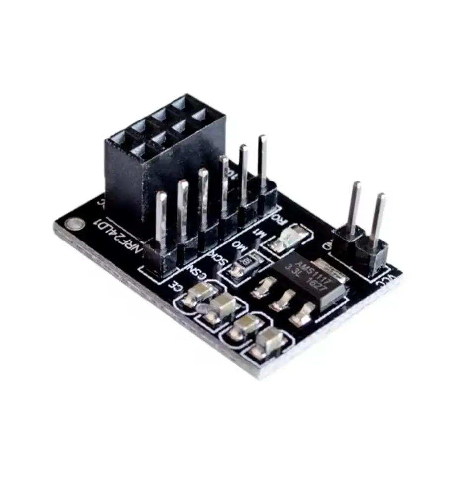 5PCS NRF24L01 Wireless adapter Module 3.3V New Socket Adapter plate Board For 8Pin For arduino Robot Car 24L01 Wireless Module