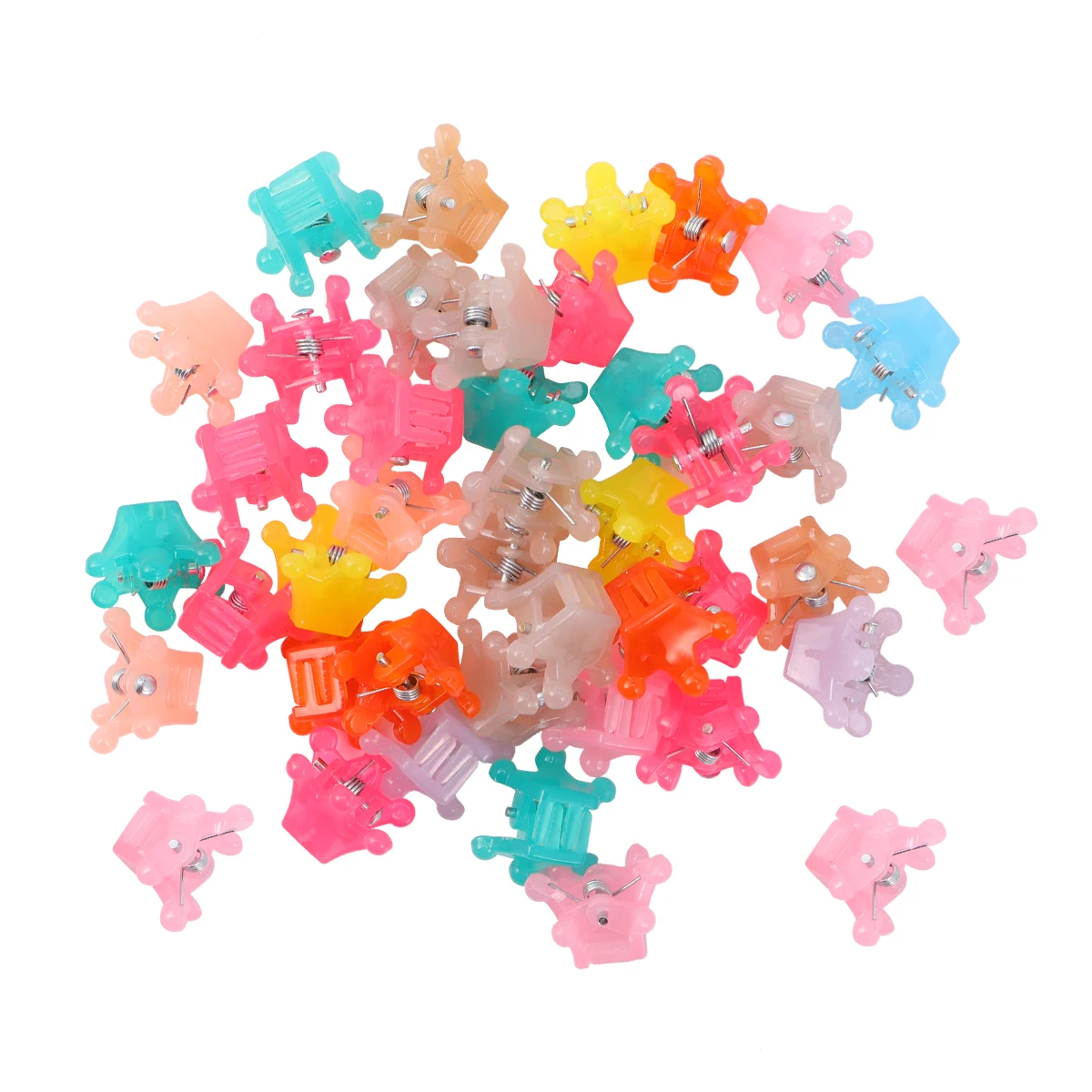 

Princess Hair Clips Baby Kids Girls Claw Clamps Cute Shape Non Slip Durable Lightweight Toddler Mini Barrettes Hair Accessories