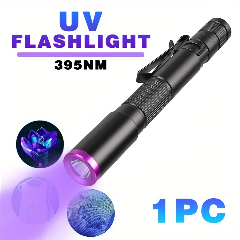 

UV Flashlight Black Light Powerful Small Blacklight Flashlight UV Light Mini Black Light Flashlight Detector Light for Pet Urine