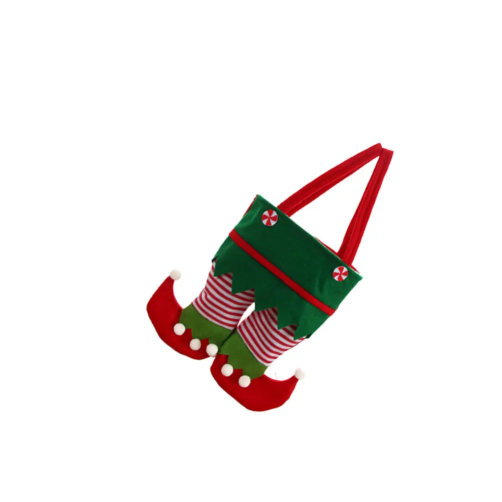 

Christmas Candy Bag Bags Decorations Present Gift Tote Storage Red Portable