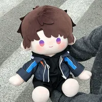 Game Love and Deepspace Caleb Clothes Motorcycle Uniform For 40cm Cotton Doll Dress Up Clothes Clothing Cosplay Anime Costume