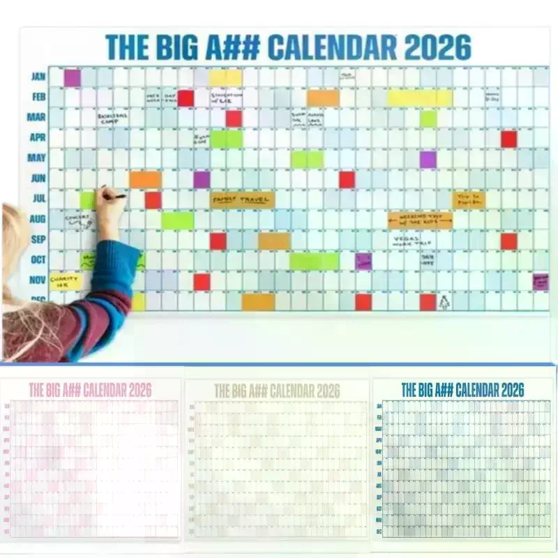 

Large 2026 Calendar Planner Sheet Schedule Planner Target 365 Days Planner Sheet To Do List Planner Office Supplies