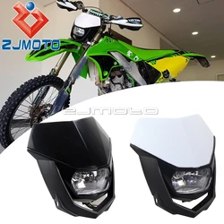 For Suzuki Kawasaki Honda Yamaha KLX KXF KX RMZ RM DRZ CRF WR TTR Motorcycle MX Enduro Headlight Front Head Light Lamp Fairing