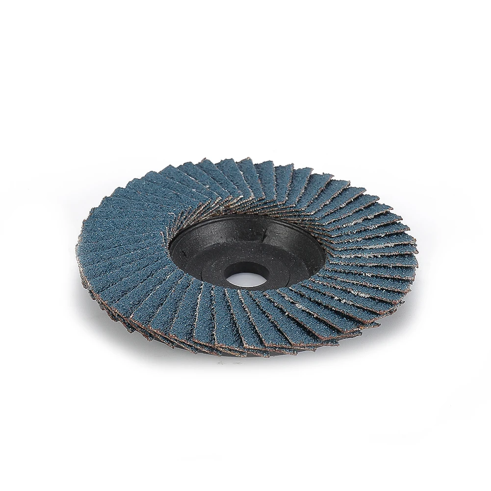 3inch Plastic Cover Louver Flat Flap Discs 10 Holes 75mm Blue Grinding Wheels Wood Cutting For Angle Grinder Accessories