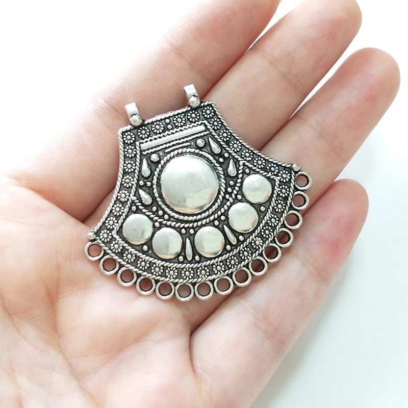 2023 New 2pieces 46MM Retro Zinc Alloy Axe Shapes Connectors Charms Pendants for DIY Necklace Jewelry Accessories
