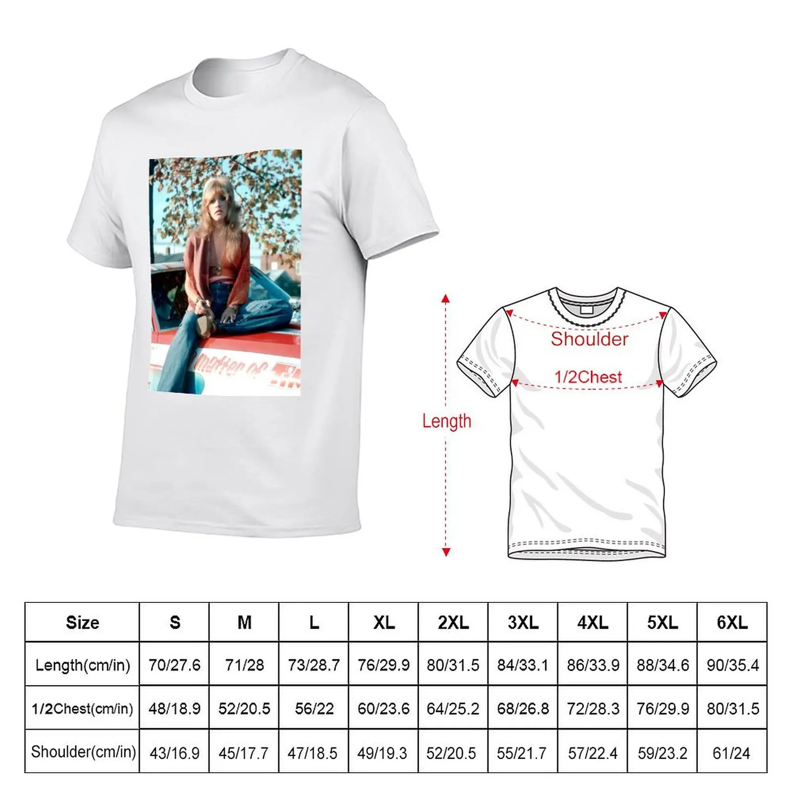 afternoon in the car T-Shirt Summer Print Short Sleeve Tee