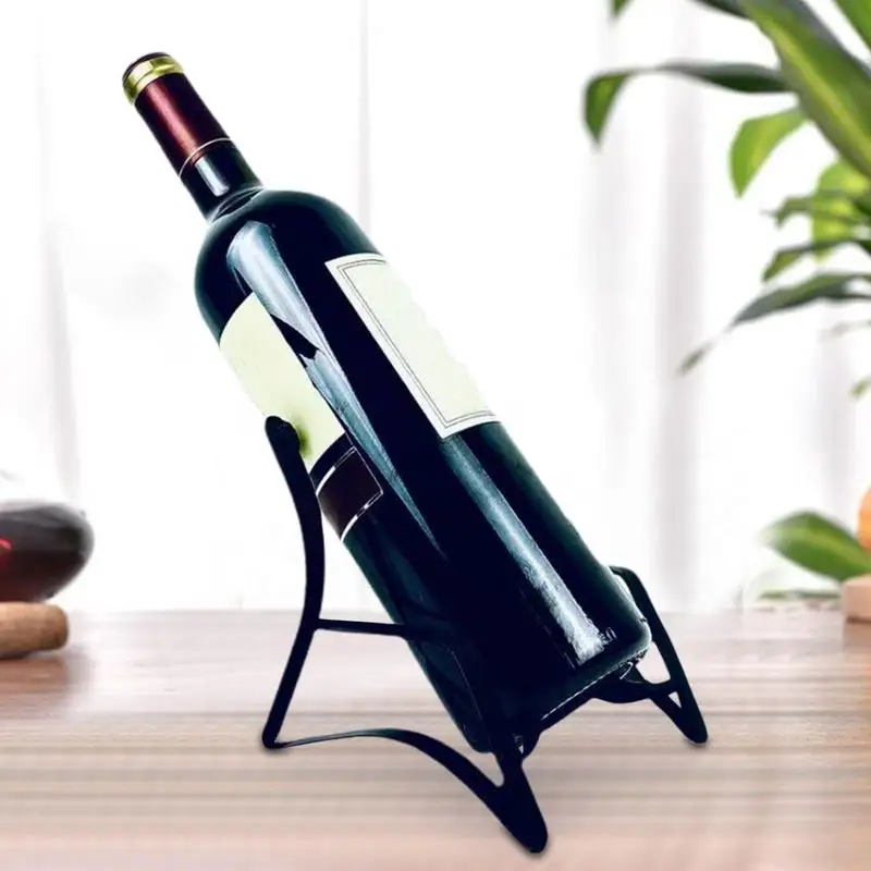 Metal Wine Display Holder Organizer Chair Shape Wine Racks Strong Load-Bearing Wine Bottle Rack for Dining Table Display Rack