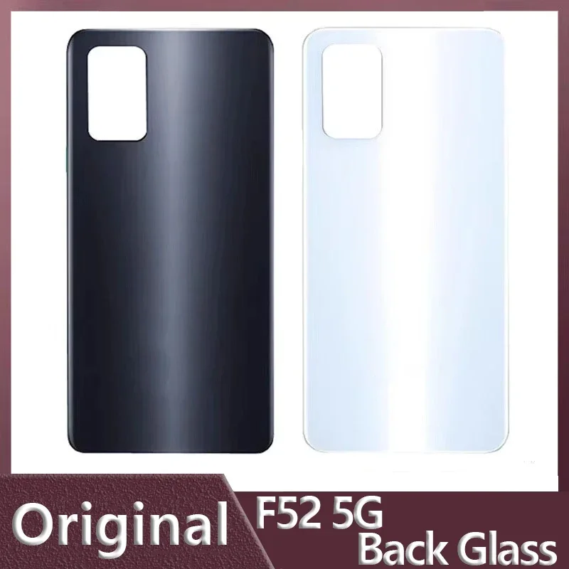 for original Samsung F52 5G version with  glass back cover E5260 middle frame battery back shell rear scree Lenses Inner Frame