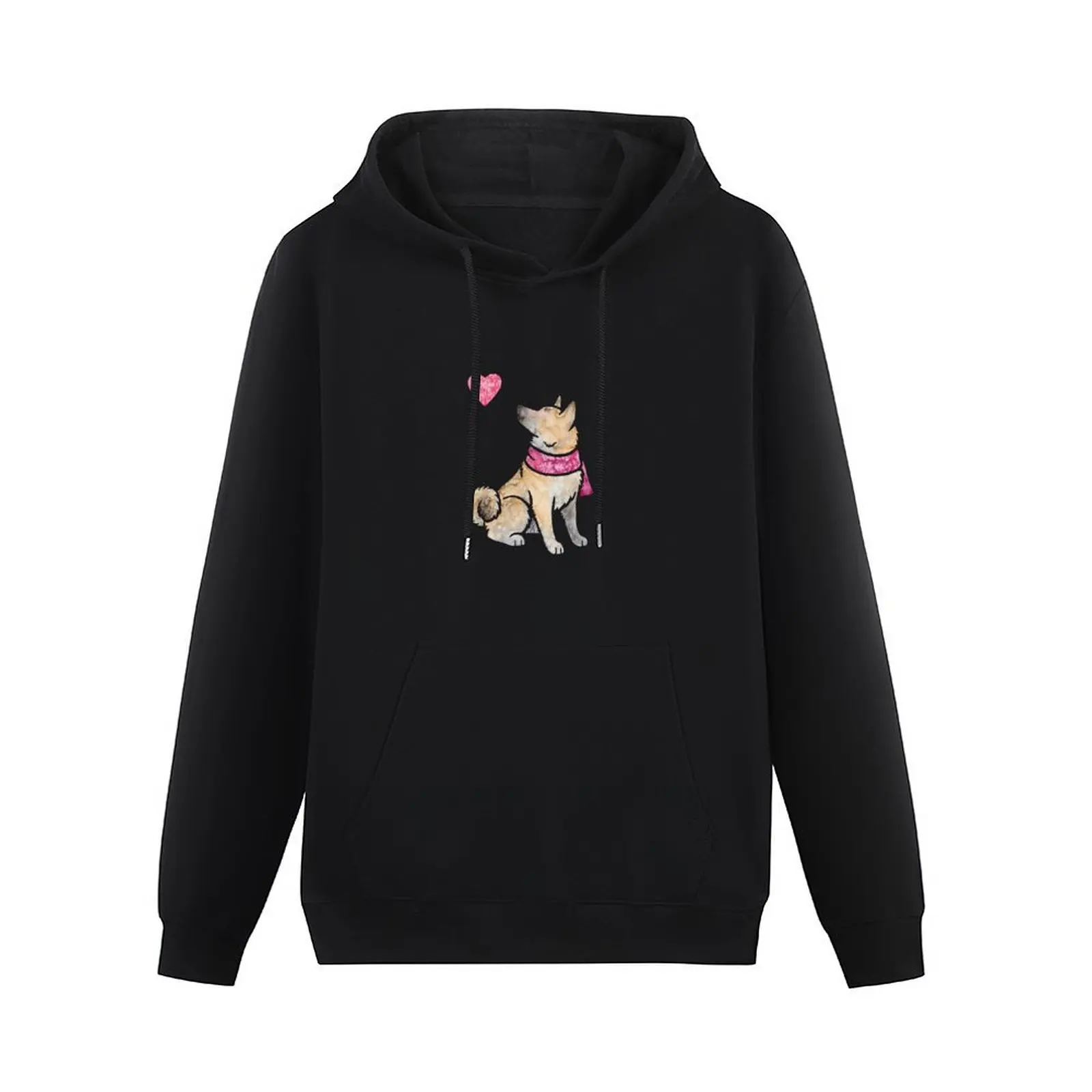 Watercolour Norwegian Buhund Pullover Hoodie autumn mens designer clothes men's clothes tracksuits