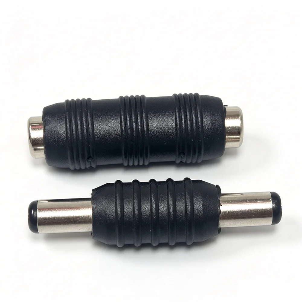 DC Power Connector Adapter Male and Female Plug 5.5mm x 2.1mm Power Jack Plug Adapter Socket For CCTV Camera And Led Strip
