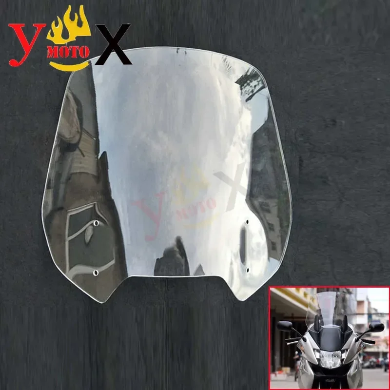 Touring Motorcycle Clear 4MM Rise Windshield Windscreen Deflector For Honda NT700V Deauville NT 700V NT700 NT700VA 2006-2011