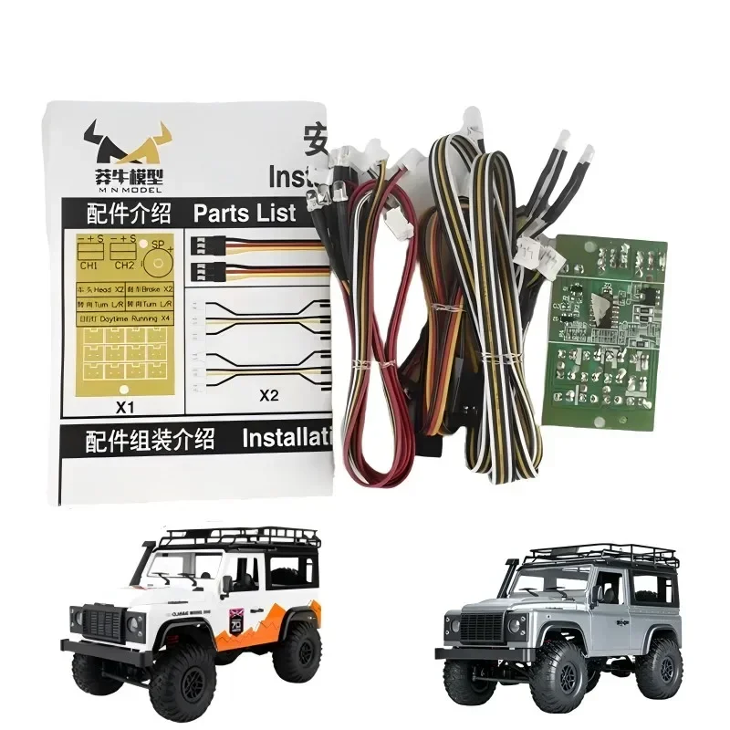 MN MN82 D90 MN98 MN99S MN86 MN86S MN78 MN128 MN168 WPL C14 C24 C34 B14 B24 Lichtsysteem Set RC Auto Upgrade Onderdelen Accessoires