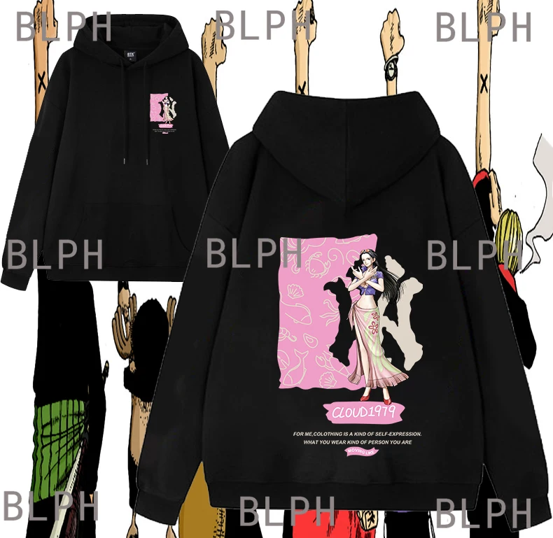

[halloween Discount] One Piece Anime Joint Parent-child Clothing Sweater Autumn And Winter Sports Hoodie Family Clothing