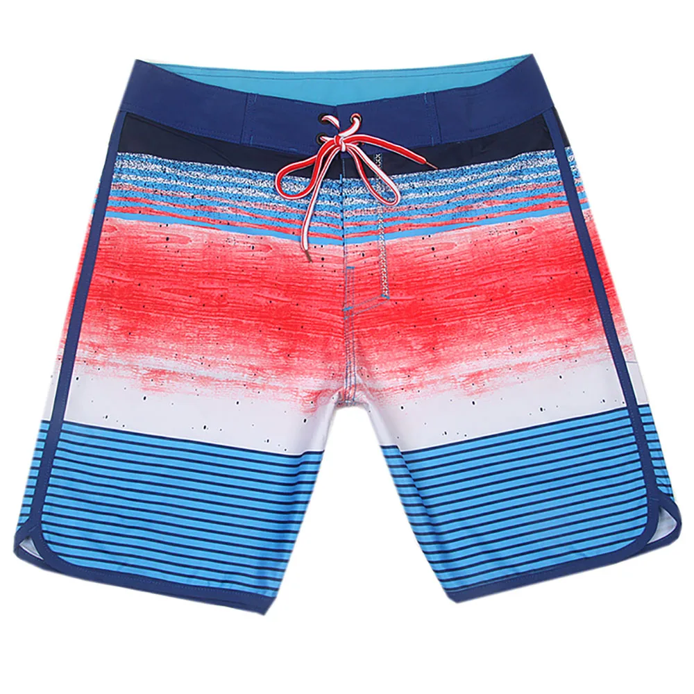 Men's Swimwear Board Shorts Summer Beach Pants Quick Dry Swim Trunks Male Casual Running Sports Surfing Boxer Briefs Waterproof