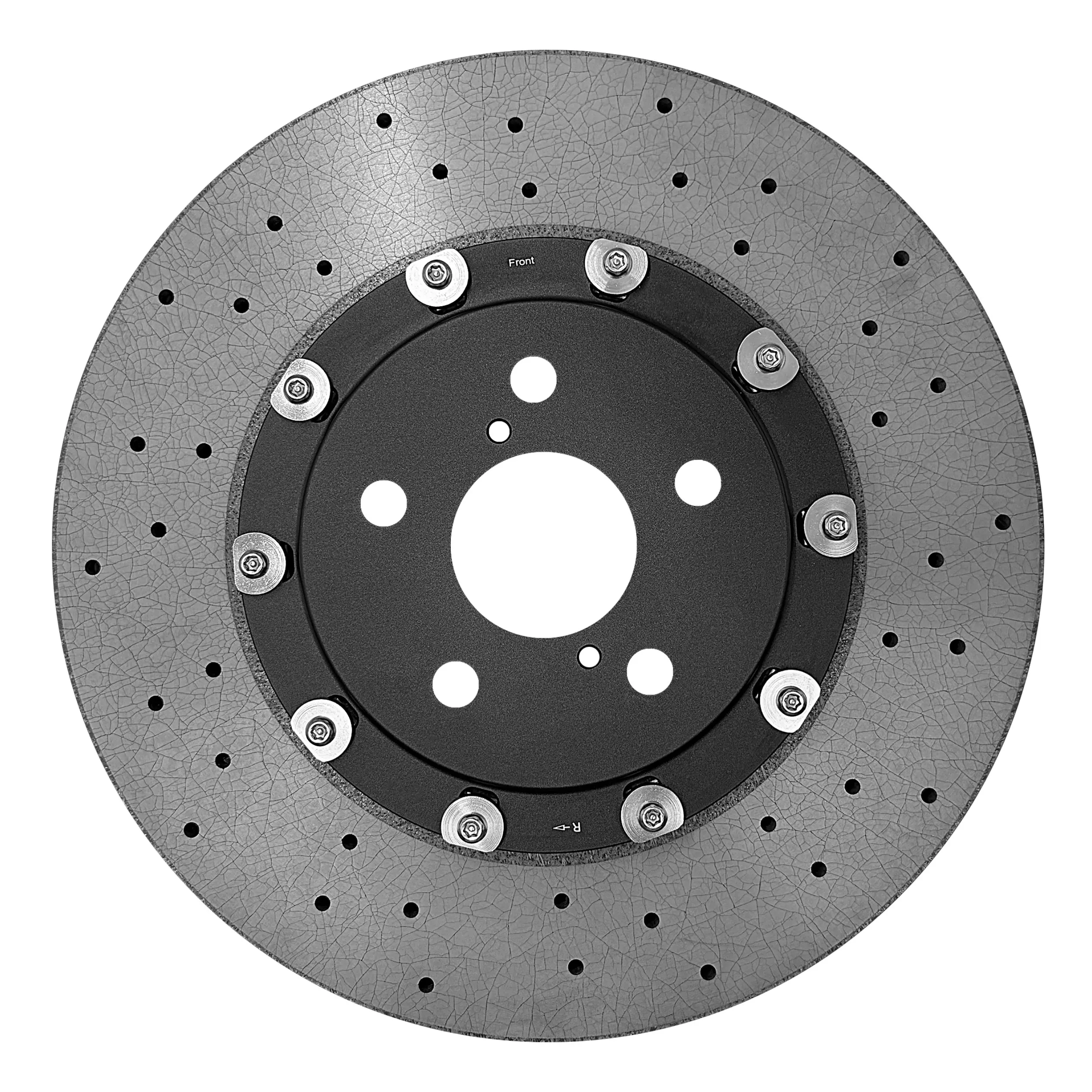43512-52180 43516-52020 Front 356MM 28MM CCB Brake Rotors Carbon Ceramic Disc For Toyota