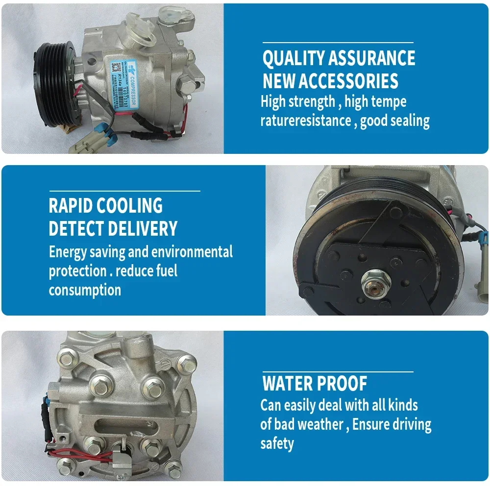 FMM voor Chevrolet Aveo Onix Sonic QS90 AC-compressor AKT200A408 95059818   AKT011H403G 94558120 95370314 2623008 94517799 94558122