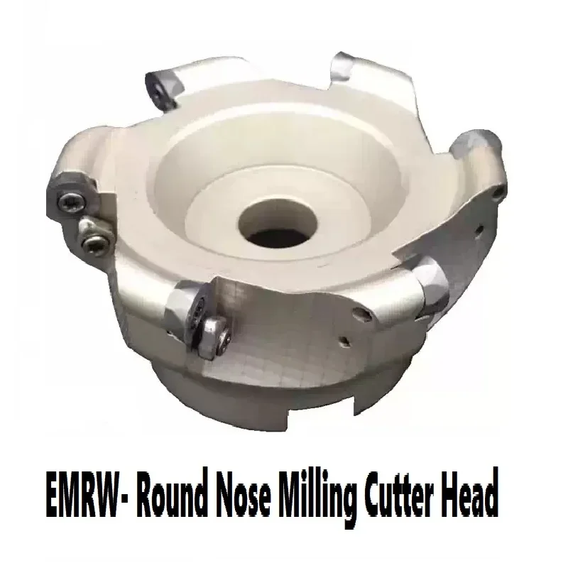 EMRW 6R Round Nose Milling Cutter Head CNC 6R Open Rough Milling Cutter Head Bull Nose Flying Cutter Head