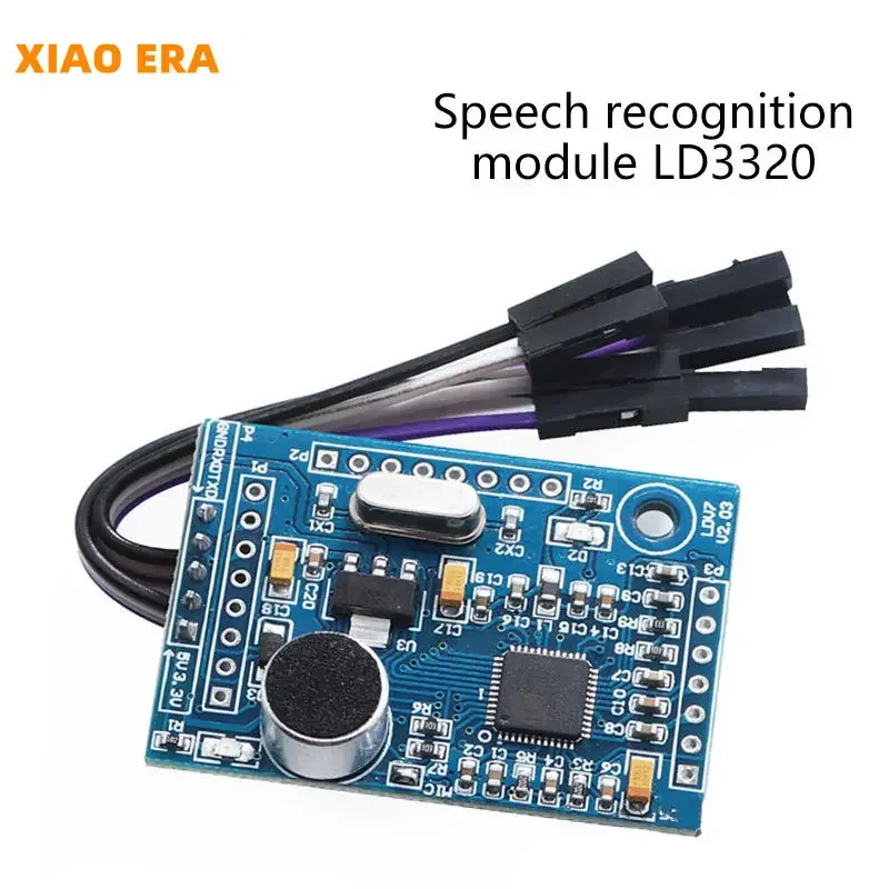 Speech recognition module LD3320 integrated with 16 single-chip IO ports Human-machine dialogue Technical support LDV7 1Pcs