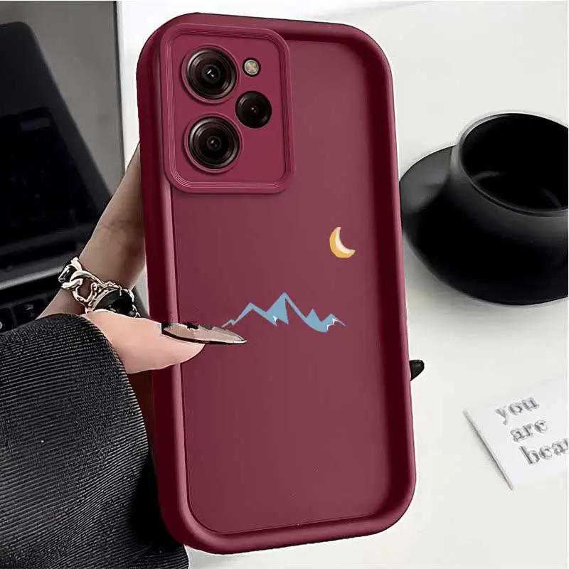 X5Pro Morning Sun Sky Eye Ladder Phone Case For Xiaomi Poco C65 C61 C55 C51 C50 M6Pro X6Pro F5 X4GT F4 M3 X3 F3 M2 Cover