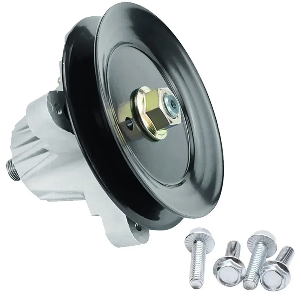 

OEM Replacement Spindle Lawn Mower Spindle Wide Compatibility Height 4 58 Steel Construction Belt Pulley Diameter 5 716