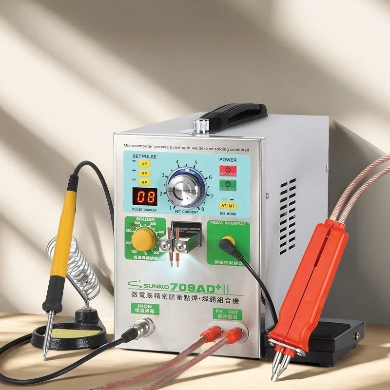 

SUNKKO 709AD+ Battery Spot Welder Automatic Induction Pulse Welding Lithium Battery Pack 3.8KW Spot Welding Machine With