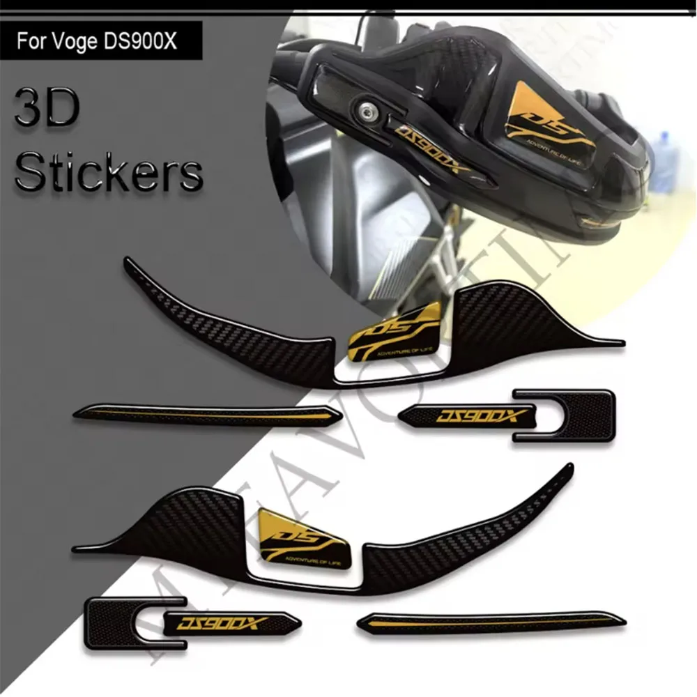 

Motorcycle For VOGE DS900X 900DSX 900 DSX Adventure Tank Pad Gas Fuel Oil Protector Stickers Decals Fairing Fender 2024 2025