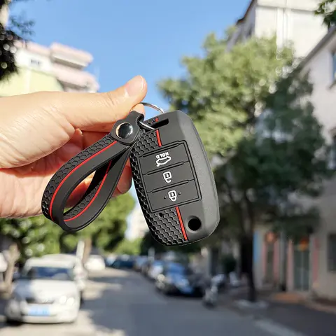 Keychain Key Holder For KIA Soul Rio 4 X Line Ceed K3 Sportage Cerato Optima K5 Protection Accessories Key Caps