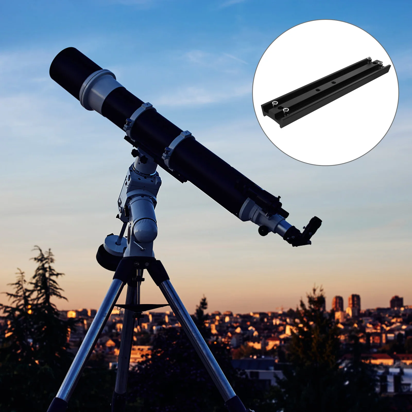 

Dovetail Adapter Plate For Telescopes Universal Mounting Base Heavy Duty Metal Rail Bar Telescope Accessories Astronomical