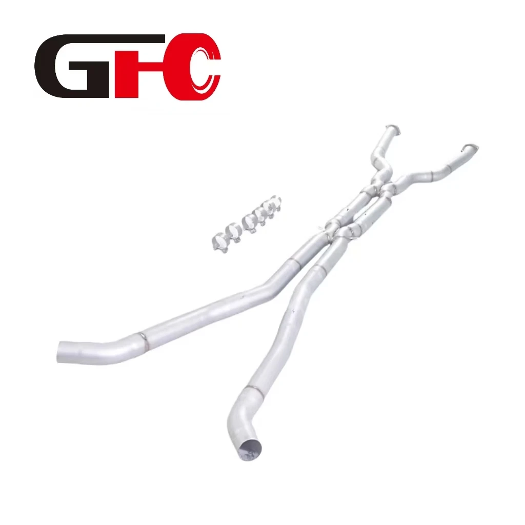 Exhaust Pipe Middle Pipe Dual X Pipe for BMW E60 V10 5.0T Exhaust System Muffler Catback Exhaust