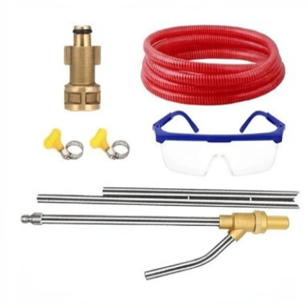 Sandblasting Attachment For Pressure Washer Ceramic Nozzle Rust Removal Tool 1/4 Inch Quick Connect Wet Sand Blaster Device