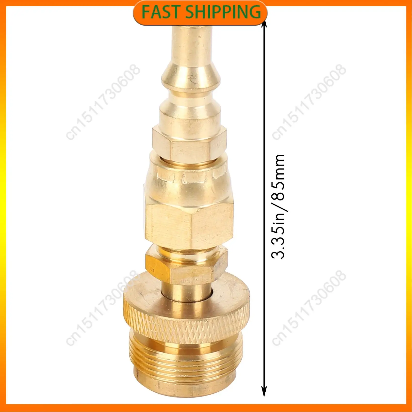 Compre ahora Adaptador regulador de propano de 1LB, cilindro de vía macho de 1 pulgada -20 a llamarada macho de 3/8 pulgadas y conector de conexión rápida de 1/4 pulgadas