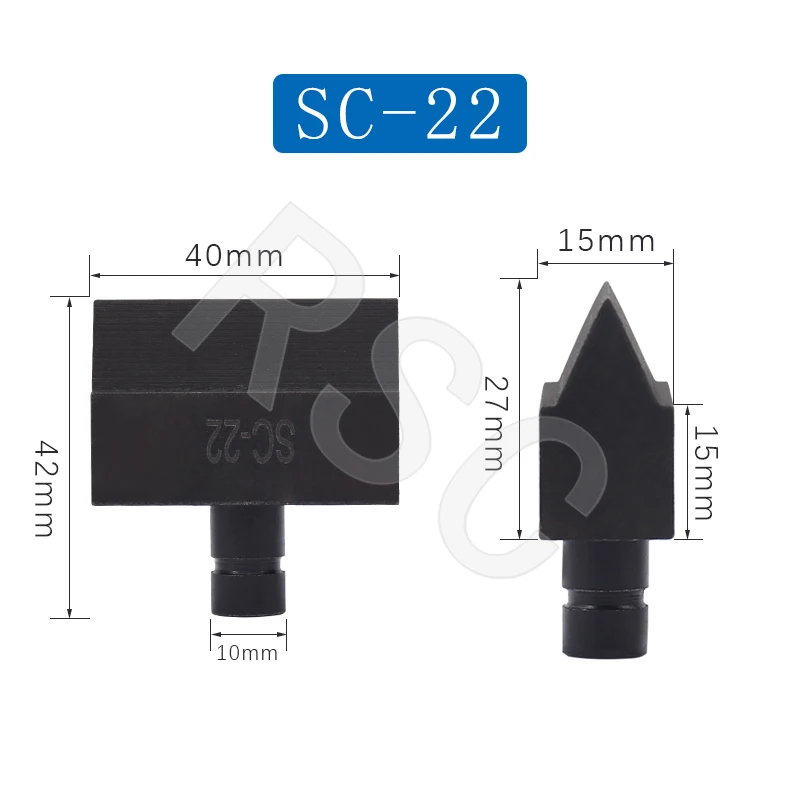 1Pair Hydraulic Rebar Shear Blade for Hydraulic Cutter Head SC-12 SC-16 SC-22 SC-25 Hydraulic Steel Shear Blade