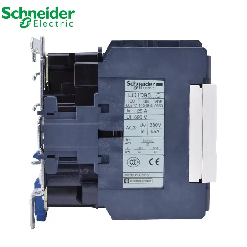 Schneider electric TeSys D 3-ploe contactors-Motor control   category AC-3  LC1D95*7C   AC24V-380V  95A 50/60HZ