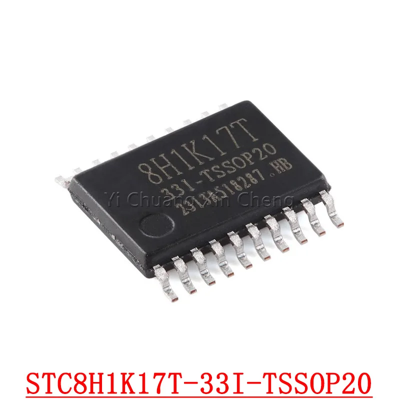 

10Pieces New Original STC8H1K17T-33I-TSSOP20 1T 8051 Microprocessor Single Chip Microcomputer