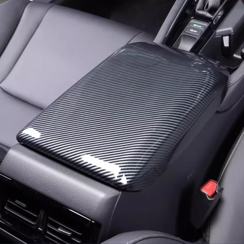 Car Accessories For Honda Accord 11th Gen 2023-2026 ABS Carbon Fiber Style Interior Center Console Armrest Box Frame Cover Trim