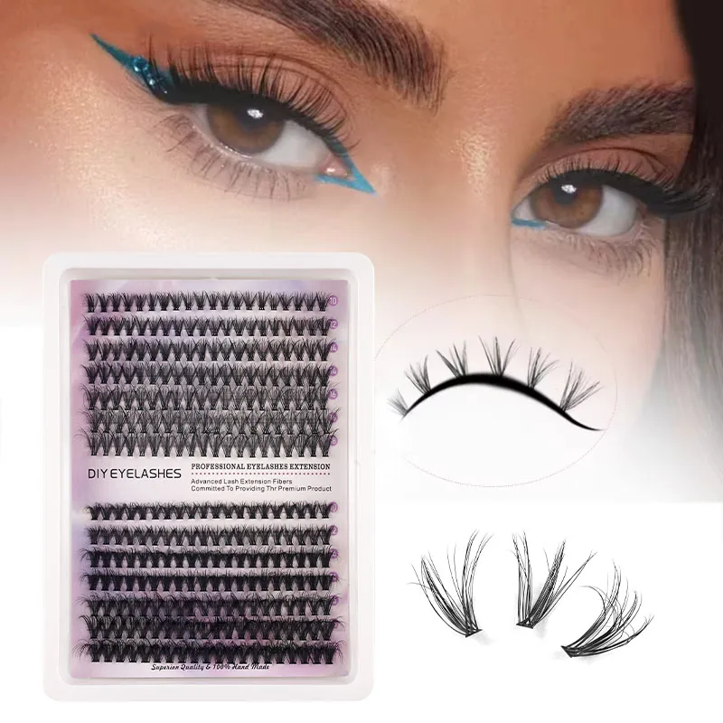 

30P/40P eyelash extension personal false eyelashes 280Pcs professional makeup personal cluster eyelash grafting false eyelashes
