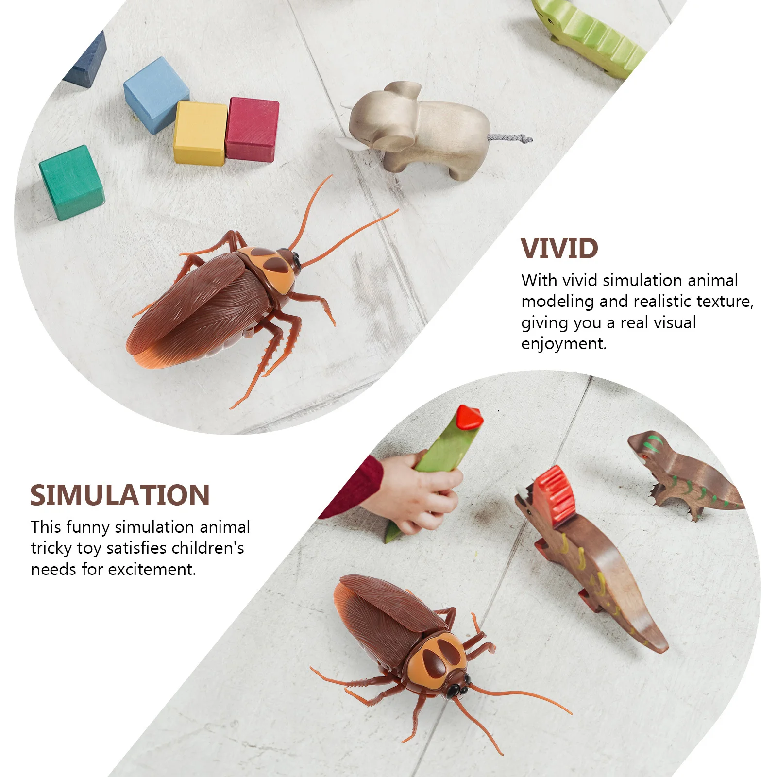 ชุดแมลงจำลองควบคุมด้วยรีโมท 1 ชุด ของเล่นแกล้งคน แมลงคลานเหมือนจริง สำหรับเทศกาล เกมหลอกหลอน