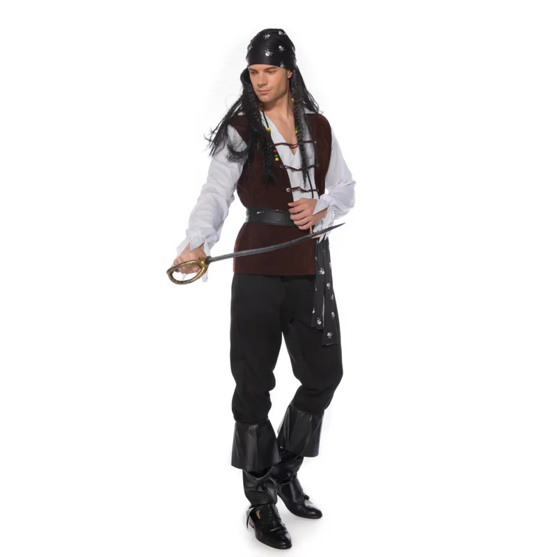 Bear's Den Halloween Men Cosplay Costumes Carnival Pirate Stage Performance Costume Christmas Male Party Su New 2025
