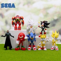 Sega Sonic Shadow Knux Tails Collection of Figurines, Fashionable Toys, Desktop Decorations, and Children's Birthday Gifts