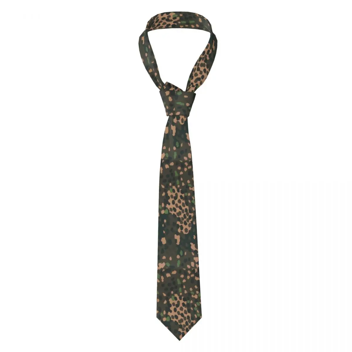 

Custom Pea Dot German Camo Neck Ties Men Camouflage Cravat For Father's Day