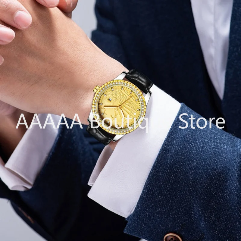 AAAAA Collected 1963 Watch with Perforated Bottom for Men\'s Business, Symbolizing Smooth Sailing, Essential Items for Collectors