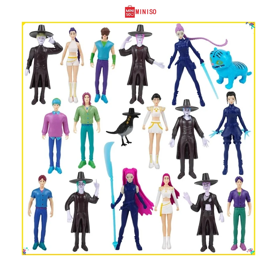 @Random 5,3-11,5 см Hunter Girl Group кукла ПВХ фигурка игрушка украшение подарочная сумка пакет