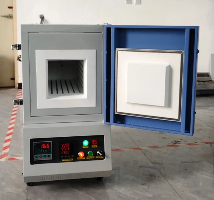 실험실용 1200도 세라믹 섬유 소결로 열처리 머플로