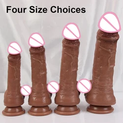 Soft Flexible Dildo Realistic Huge Penis Anal Sex Toy For Women Silicone Suction Cup Big Dick Butt Plug G-Spot Vagina Stimulator