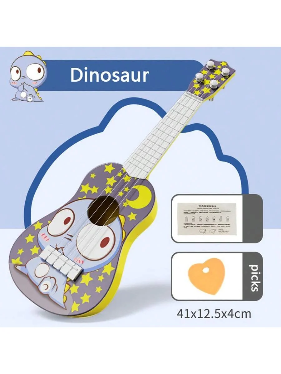 เครื่องดนตรีอูคูเลเล่สำหรับเด็กเครื่องดนตรีการตรัสรู้ดนตรีของเด็กกีตาร์ขนาดเล็ก