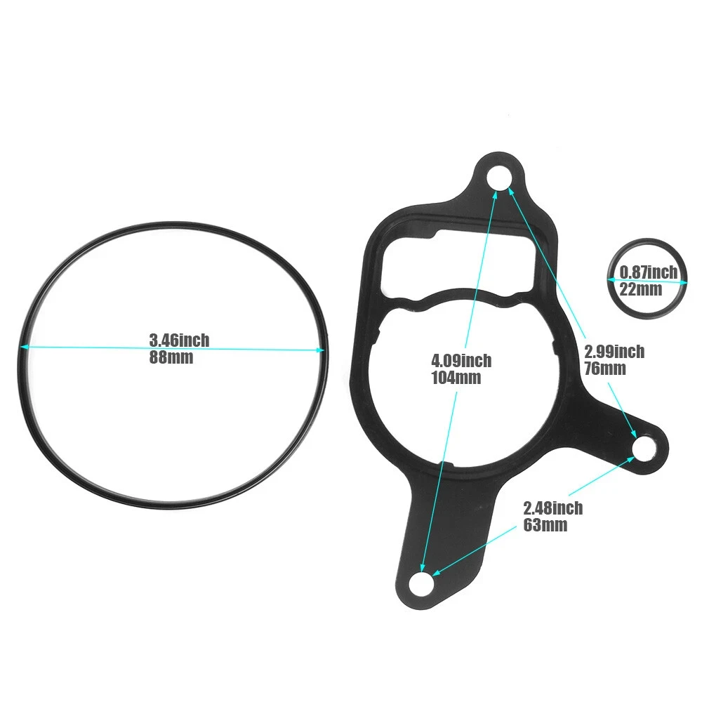 

07K145100C For VW Audi Beetle Golf Jetta 2.5 Vacuum Pump Rebuild Seal Kit Gasket 724807300 07K145100H