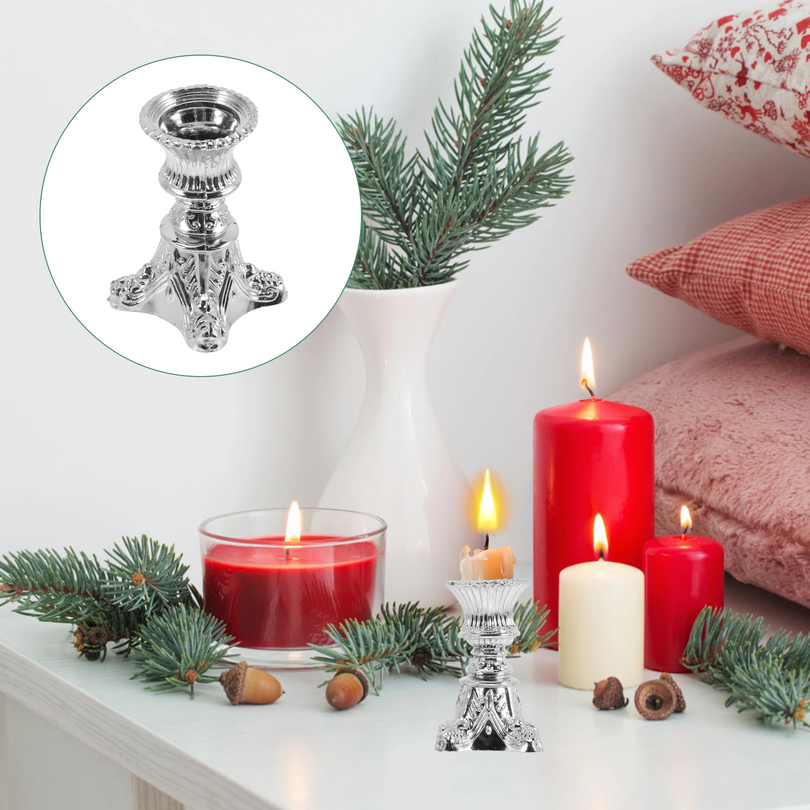 12 قطعة حامل عتيق أنيق عمود حامل رومانسية حفل زفاف الديكور حديقة الجدول محور