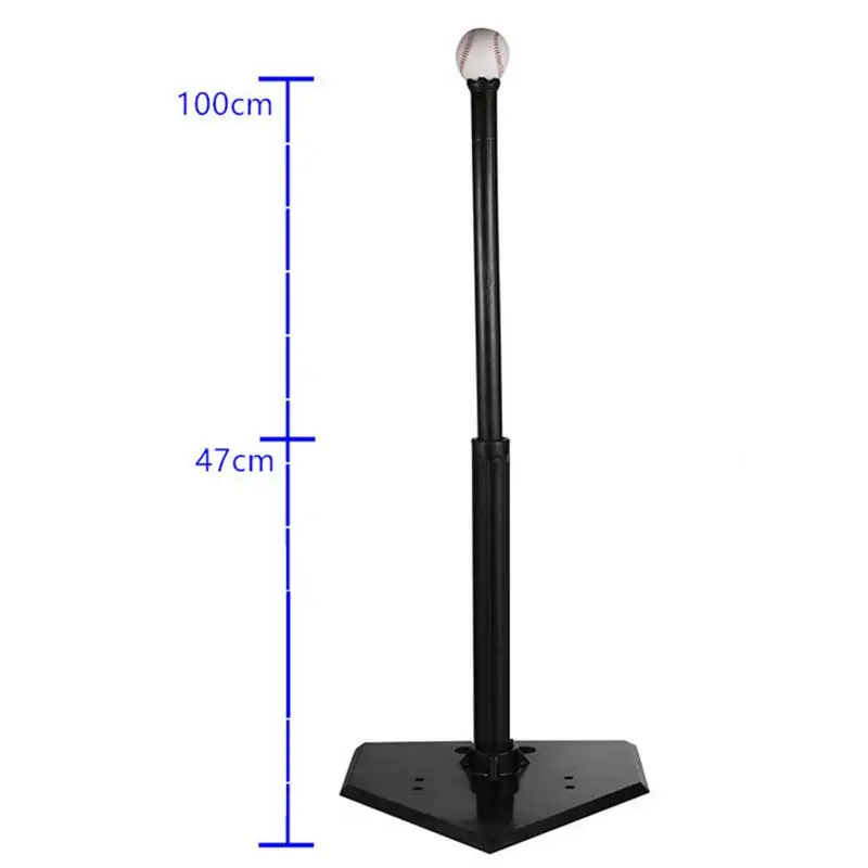 Material de borracha Baseball Bat Swing Training Tees, Softball Batting, Ball Holder, Iniciante Exercício, Swing Trainer, 1m Altura